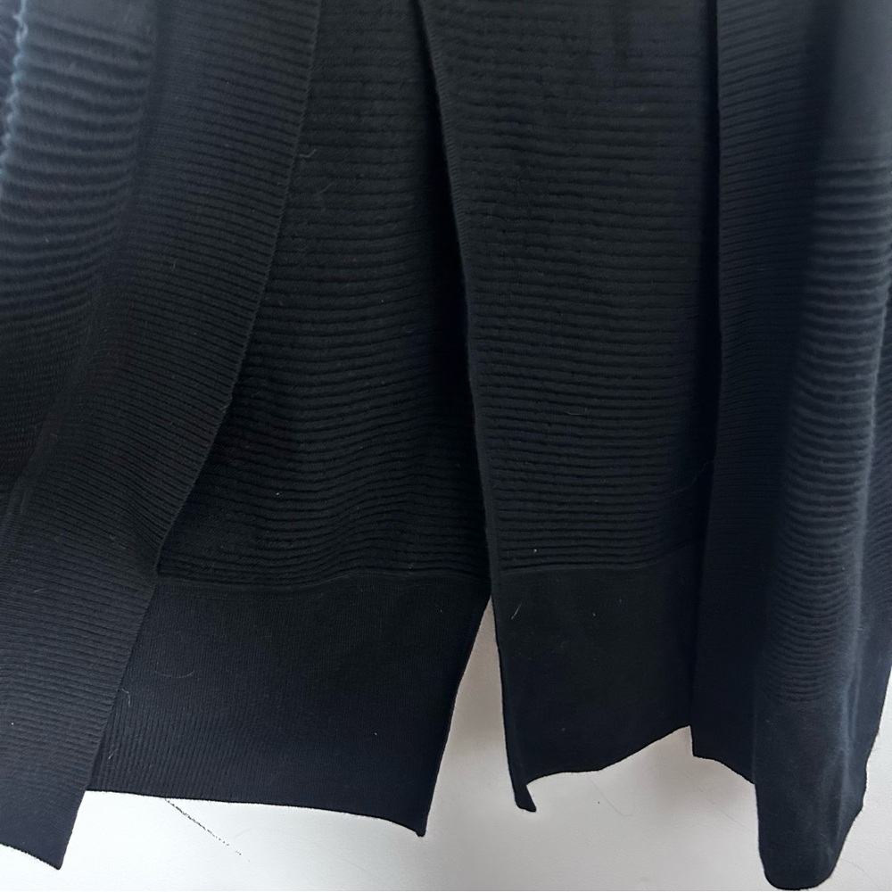 Lululemon Sit In Lotus Sweater Cardigan Wrap II Black Size 6 - Picture 7 of 11